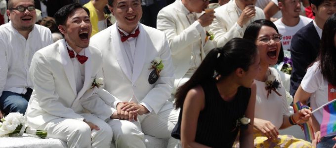 Boom di matrimoni hay in Taiwan dopo la legalizzazione