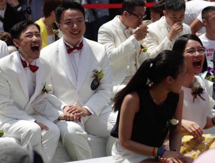 Boom di matrimoni hay in Taiwan dopo la legalizzazione