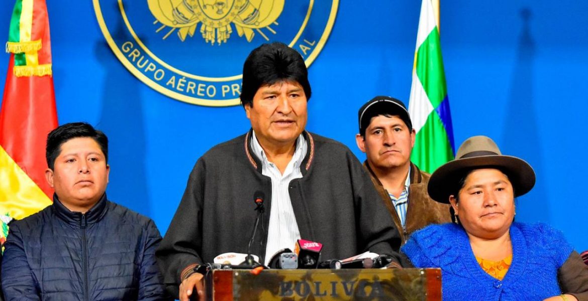 Bolivia, Evo Morales in esilio in Messico