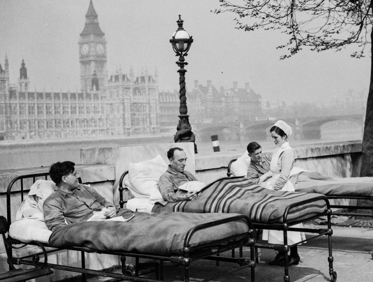 Malati di tubercolosi a Londra