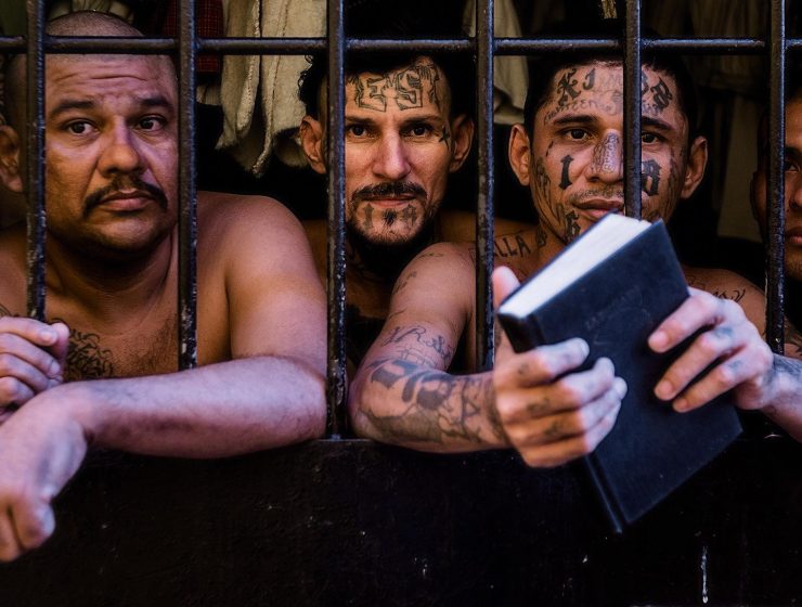 Membri delle gang della criminalità organizzata di El Salvador