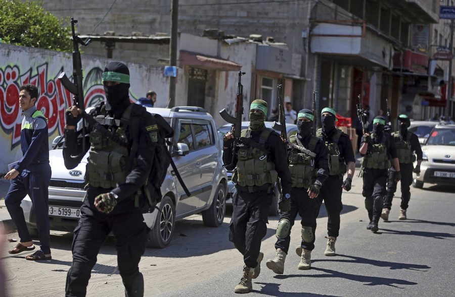 Alt Combattenti di Hamas nella Striscia di Gaza