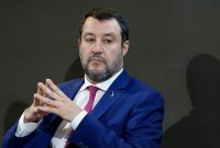 Il Segretario federale della Lega e Ministro delle Infrastrutture Matteo Salvini