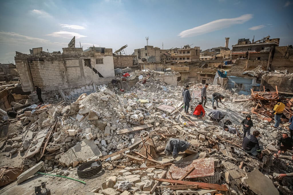 Idlib devastata dopo il terremoto del 6 febbraio