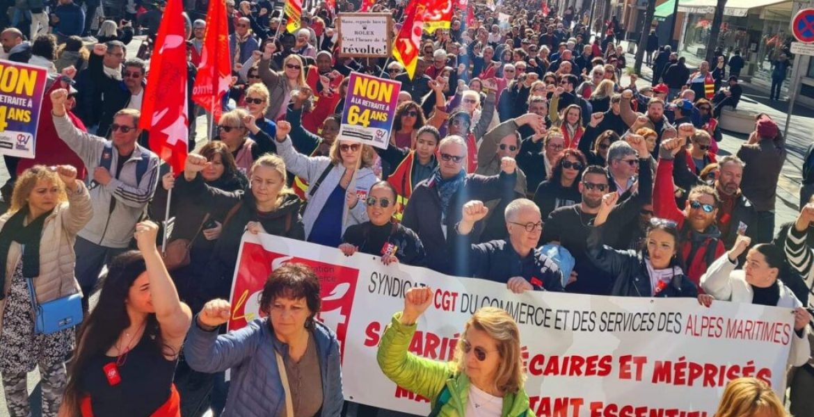 Le manifestazioni in Francia. 7 marzo 2023