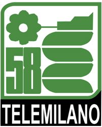 Il logo della prima emittente di Berlusconi, Telemilano 58