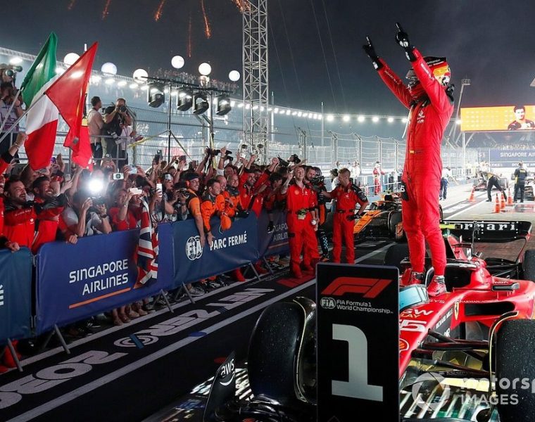 Sainz Ferrari Singapore