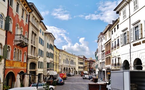 Uno scorcio della città di Udine