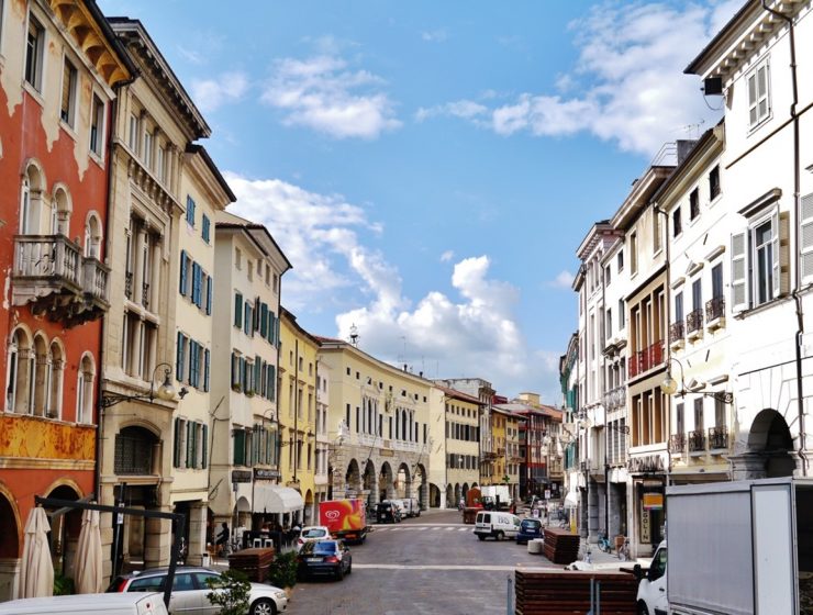 Uno scorcio della città di Udine