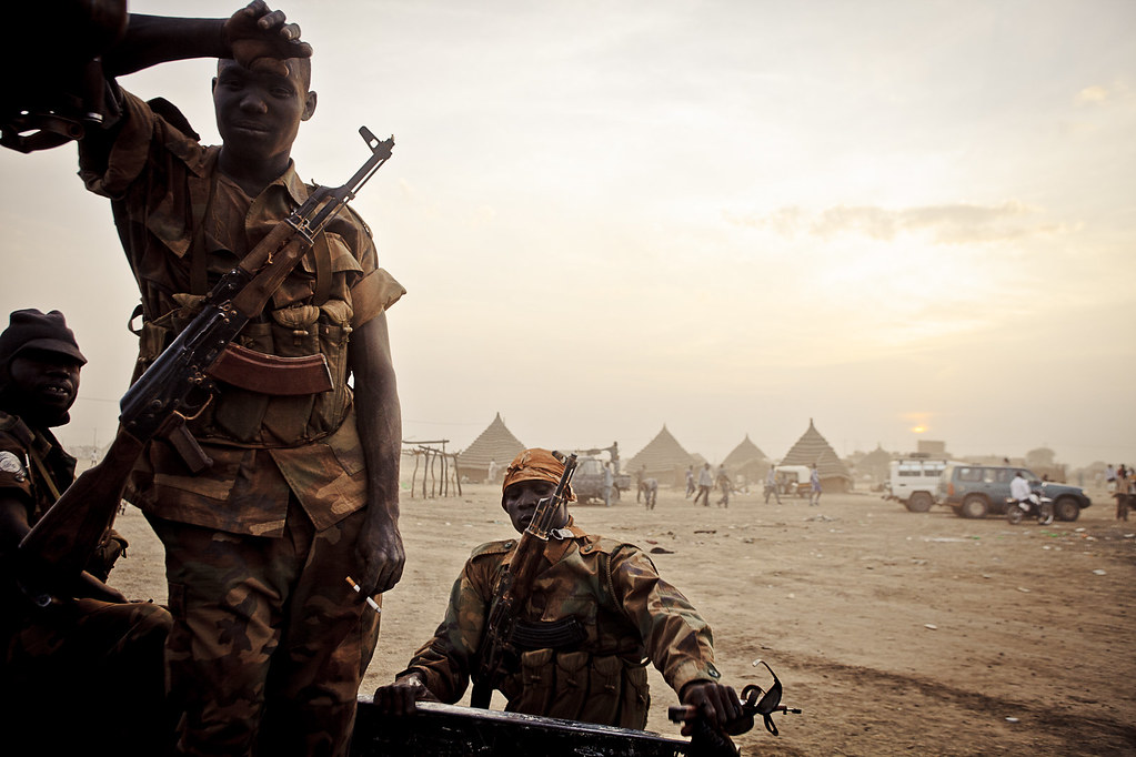 Soldati del Sud Sudan ad Abyei.