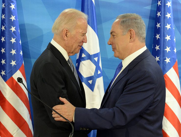 Il presidente americano Joe Biden e il premier israeliano Benjamin Netanyahu.