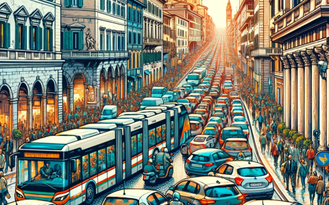 Il traffico a Milano, che secondo il Traffic Index 2023 è la quarta città più congestionata al mondo