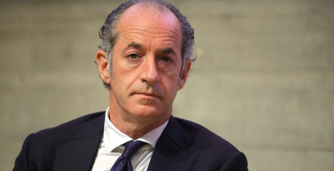 Il Governatore del Veneto Luca Zaia