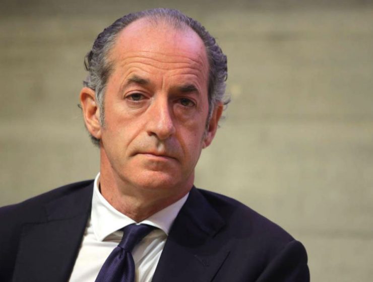 Il Governatore del Veneto Luca Zaia