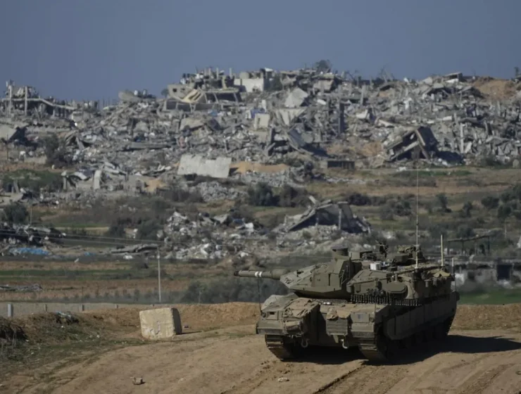 Un carro armato israeliano