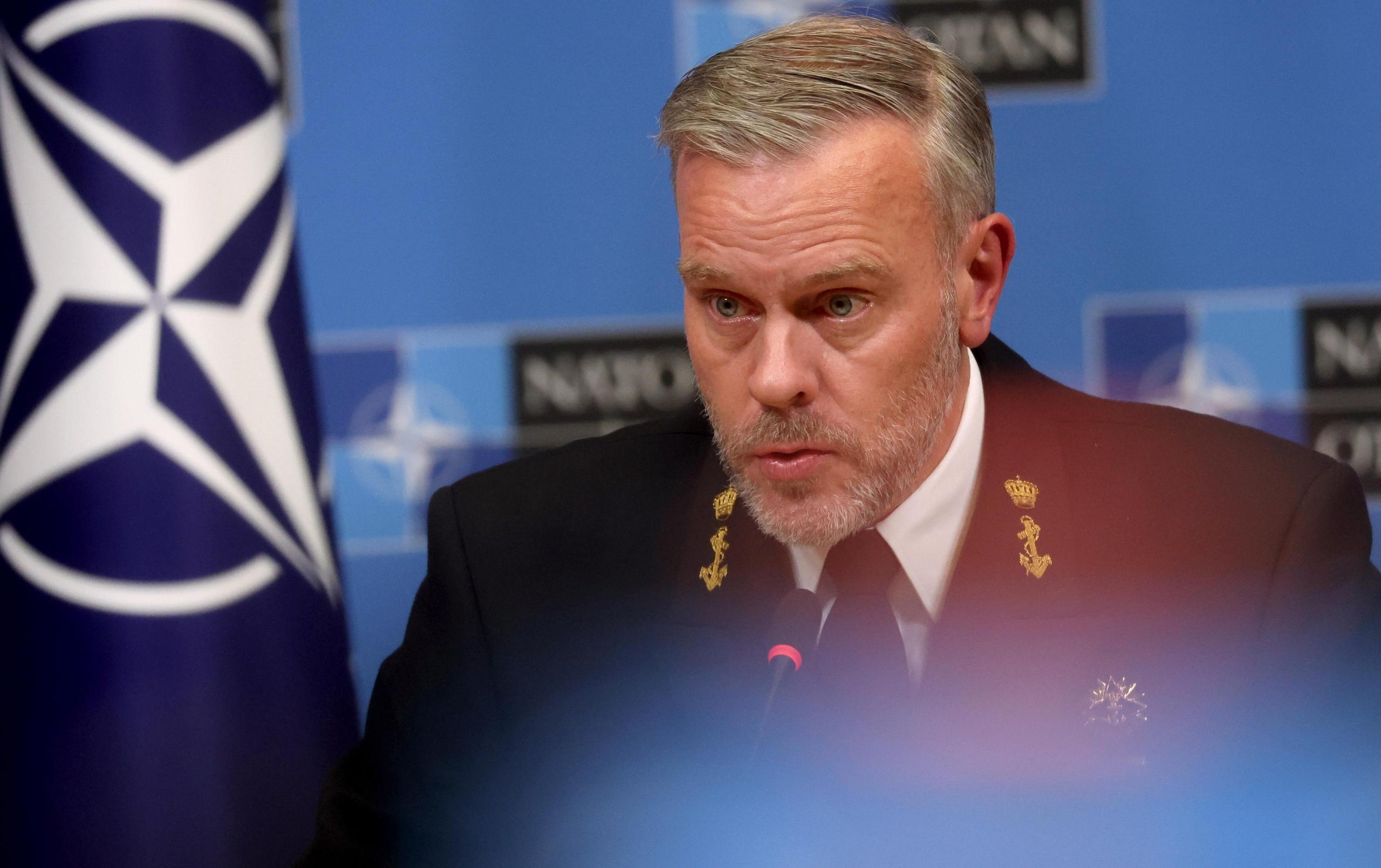 L'ammiraglio Rob Bauer, della Reale Marina dei Paesi Bassi, è il presidente del comitato militare della Nato.