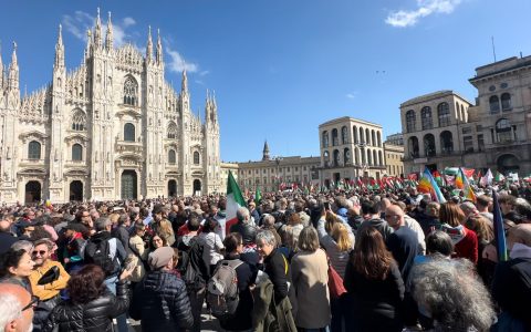 25 aprile Piazza del Duomo