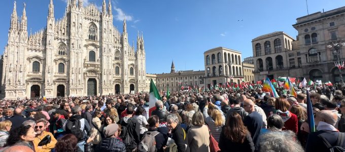 25 aprile Piazza del Duomo