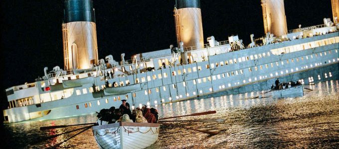 L'affondo del Titanic nel film di James Cameron. Foto: Screen Rant.