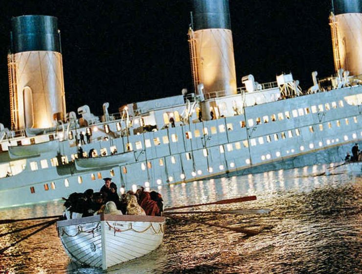 L'affondo del Titanic nel film di James Cameron. Foto: Screen Rant.