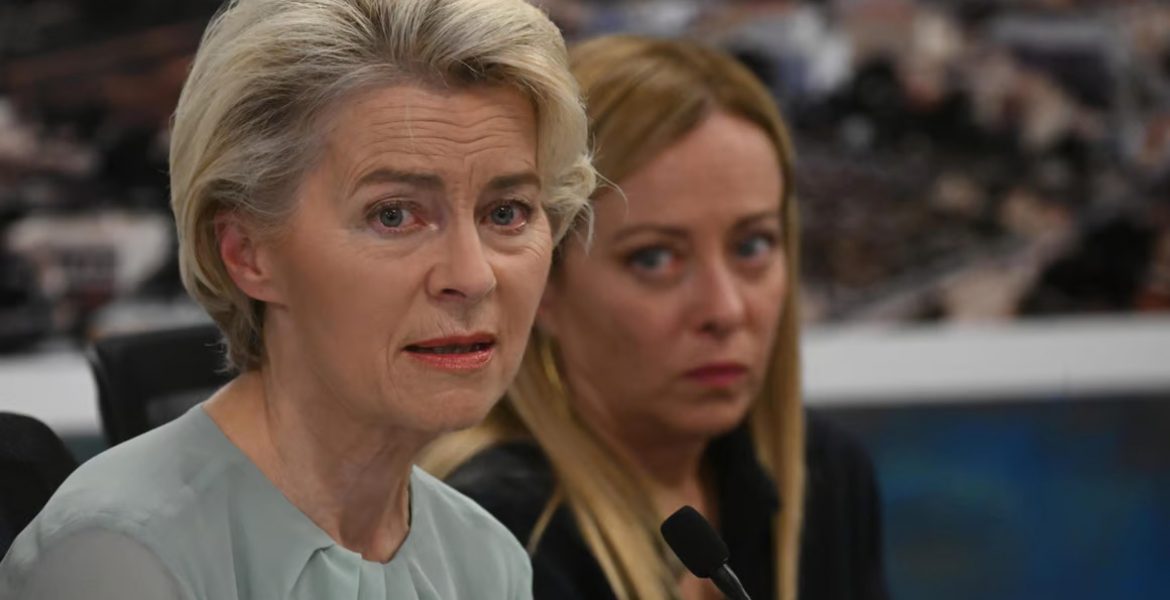 meloni von der leyen Ue