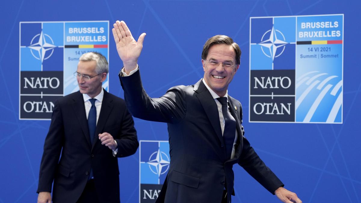 Il premier olandese Rutte, prossimo segretario generale della NATO.