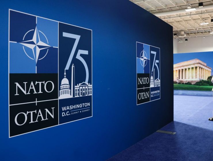 Il vertice NATO in corso a Washington.