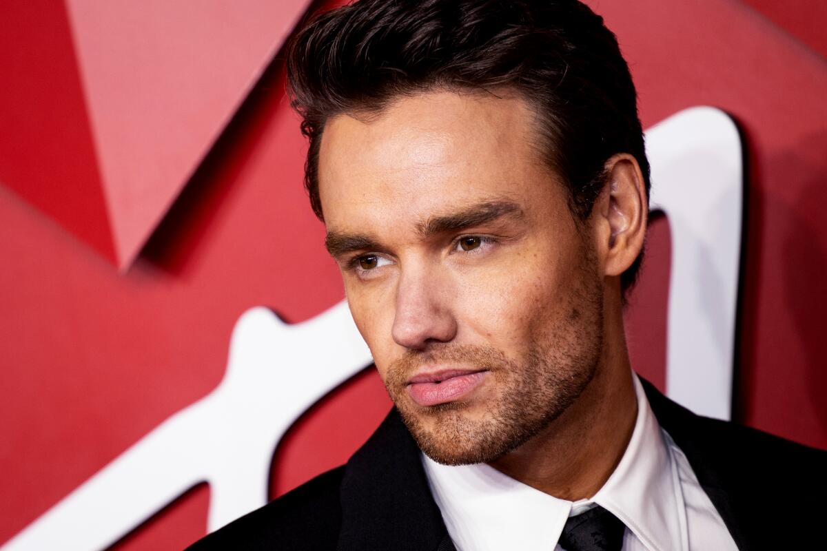 Liam Payne ad un evento. Foto: Los Angeles Times.