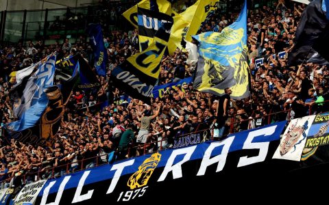 La Curva Nord dell'Inter