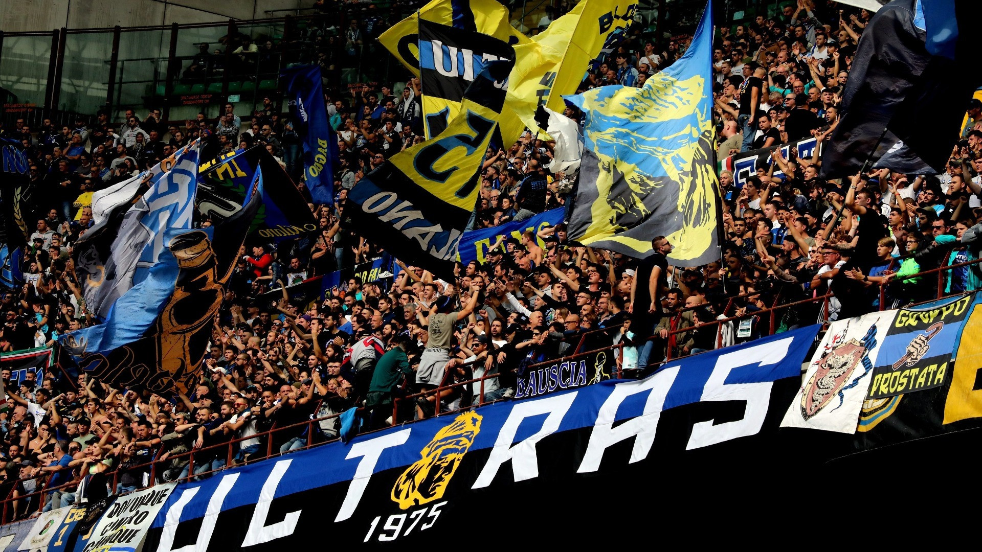 La Curva Nord dell'Inter