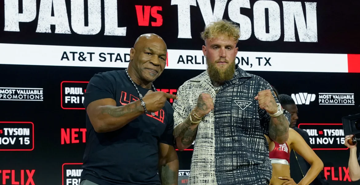 Mike Tyson affronterà lo youtuber Jake Paul venerdì 15 novembre