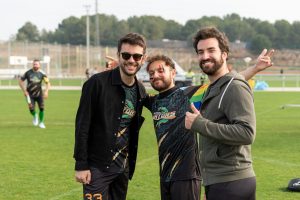 I giocatori dei Milano Gators, rappresentanti della comunità LGBT+