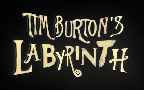 L'ingresso della mostra Tim Burton's Labyrinth