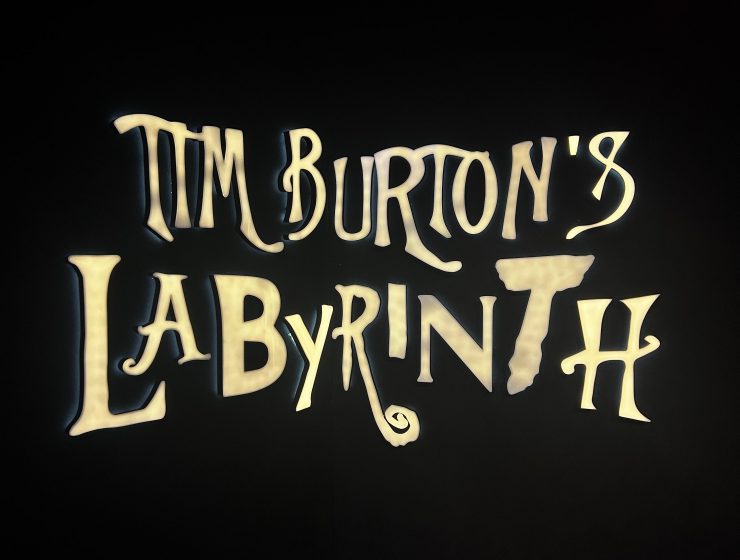 L'ingresso della mostra Tim Burton's Labyrinth