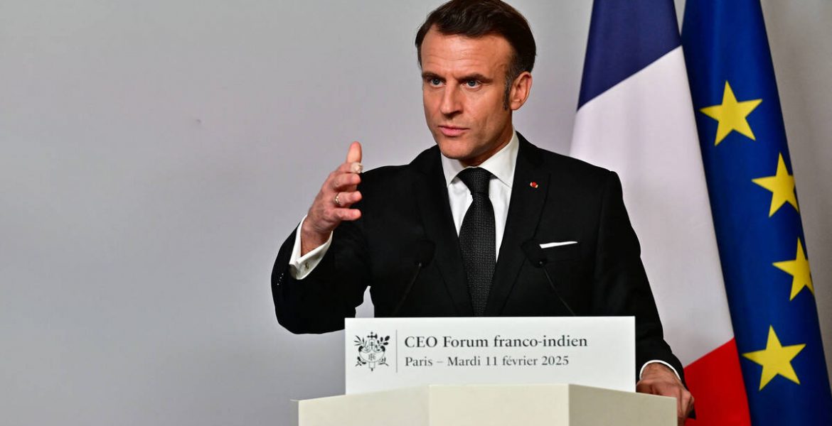 Il presidente francese Emmanuel Macron