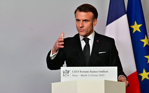 Il presidente francese Emmanuel Macron