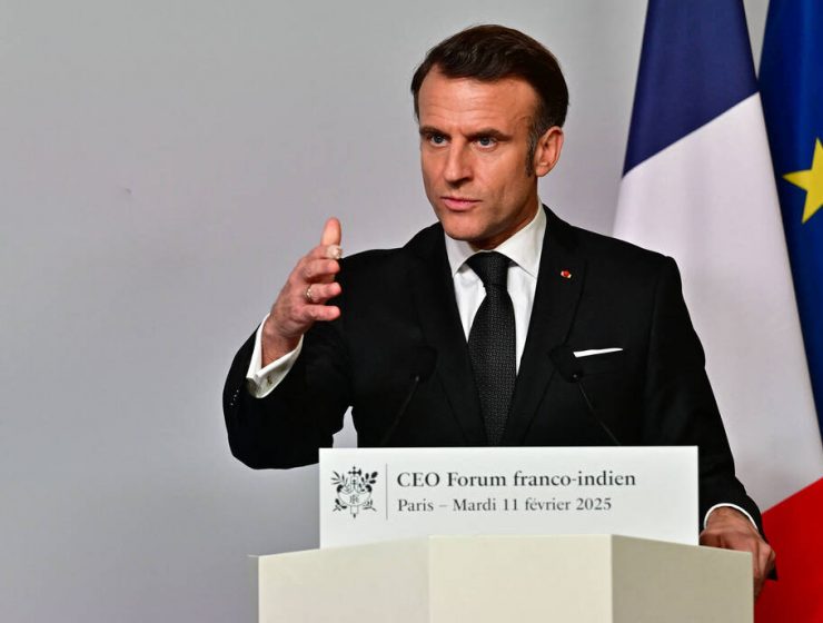 Il presidente francese Emmanuel Macron