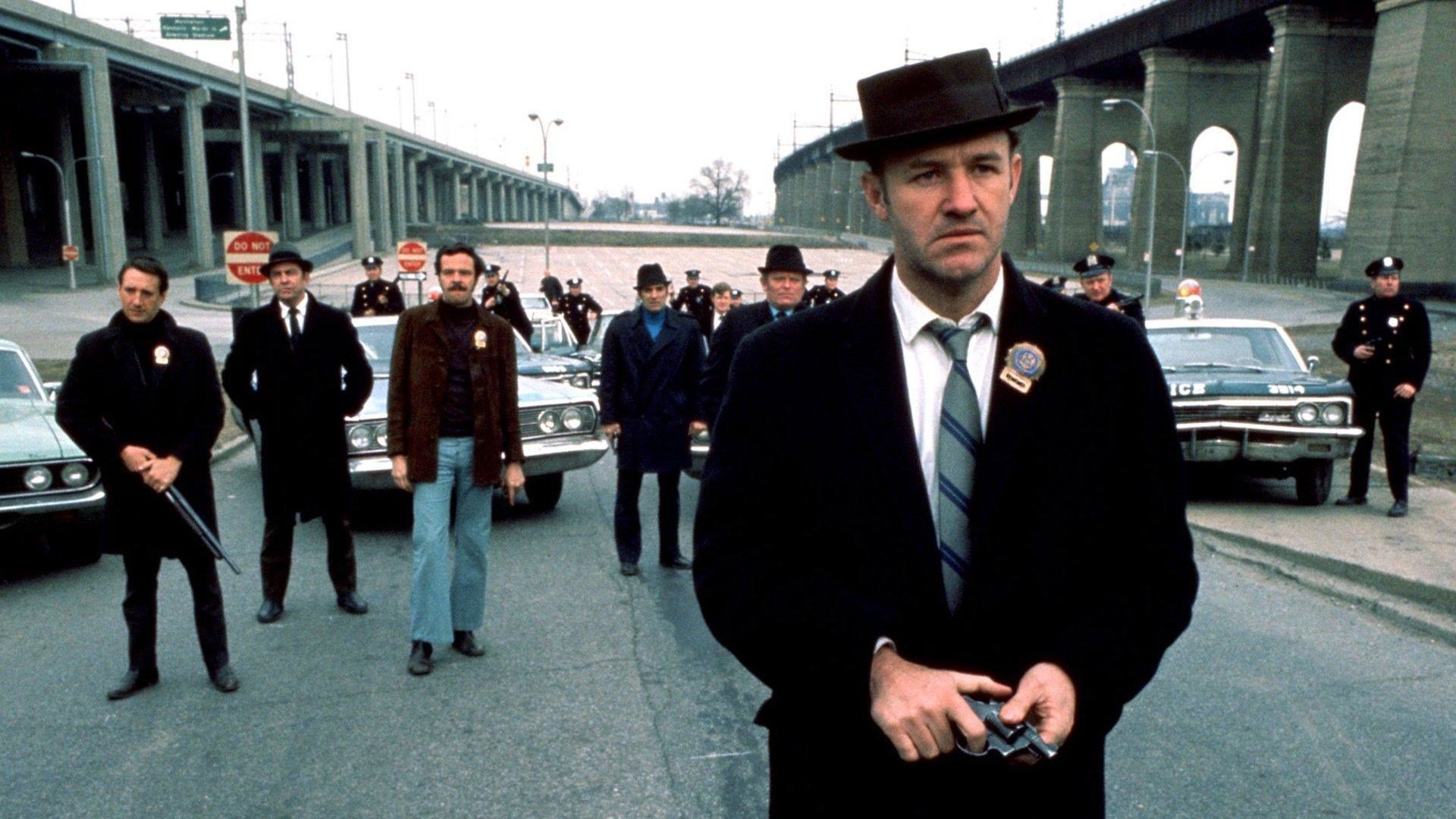 Gene Hackman in Il braccio violento della legge (1972). (der Zweifel)