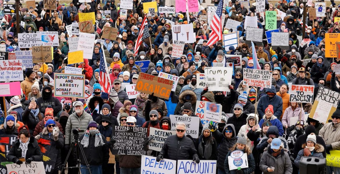 Proteste a Lansing, Michigan