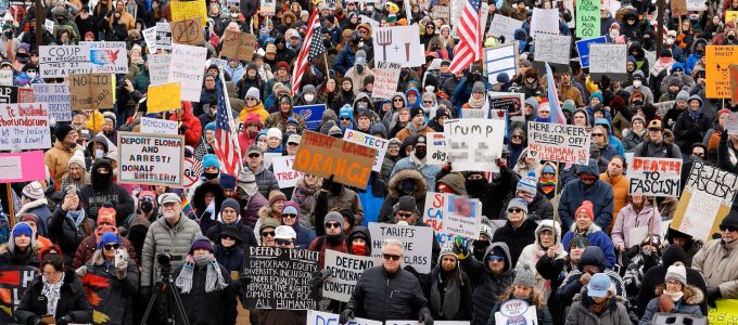 Proteste a Lansing, Michigan