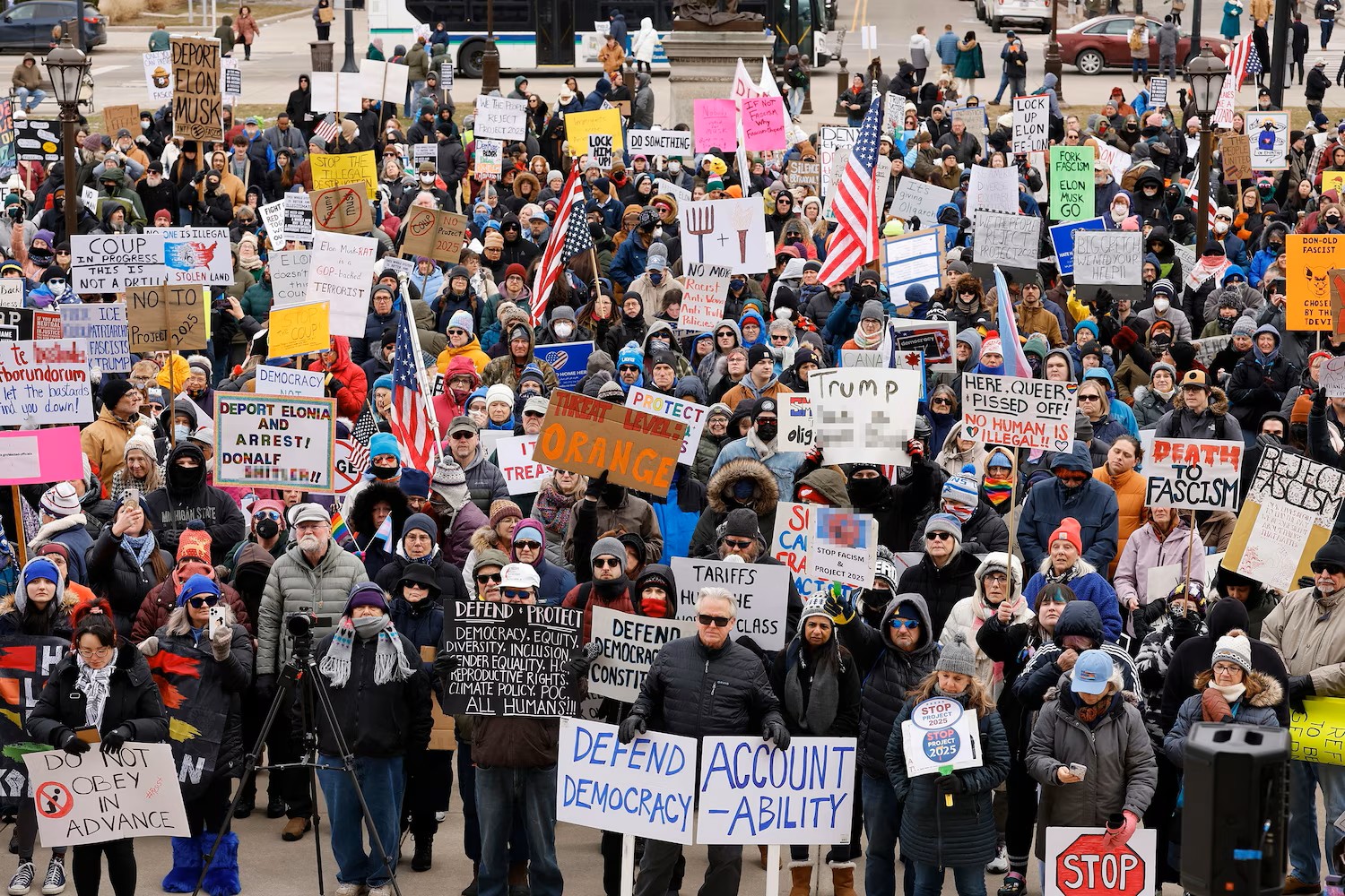 Proteste a Lansing, Michigan