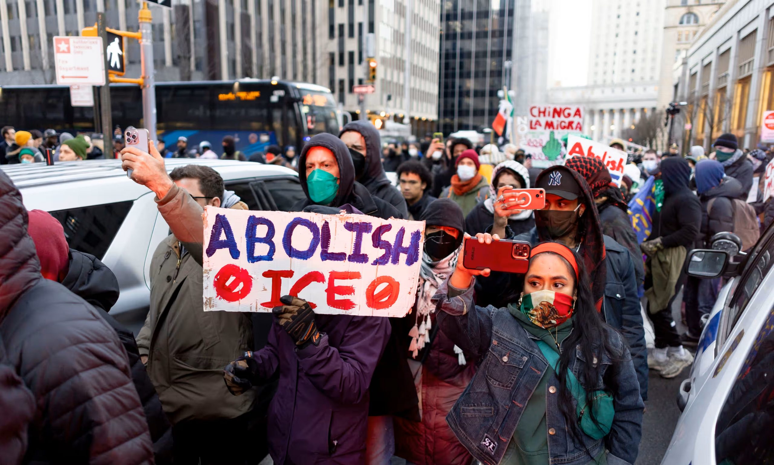 Proteste contro la deportazione a New York