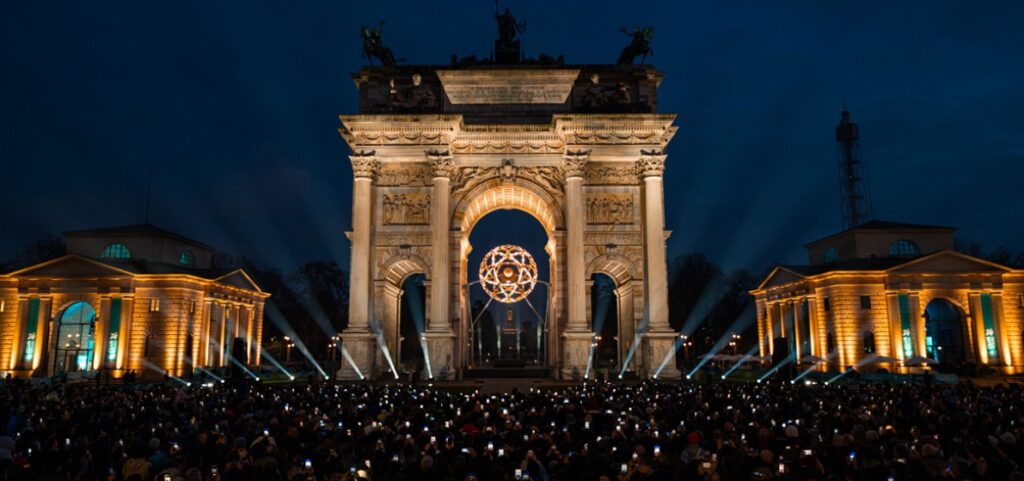 Braciere olimpico Arco della Pace
