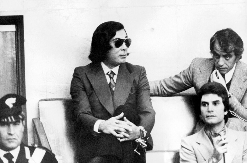 Il pentito e collaboratore di giustizia Tommaso Buscetta