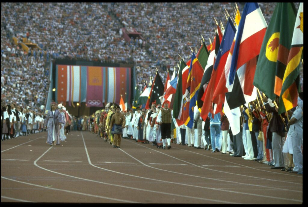 Cerimonia di apertura dei Giochi olimpici di Los Angeles 1984