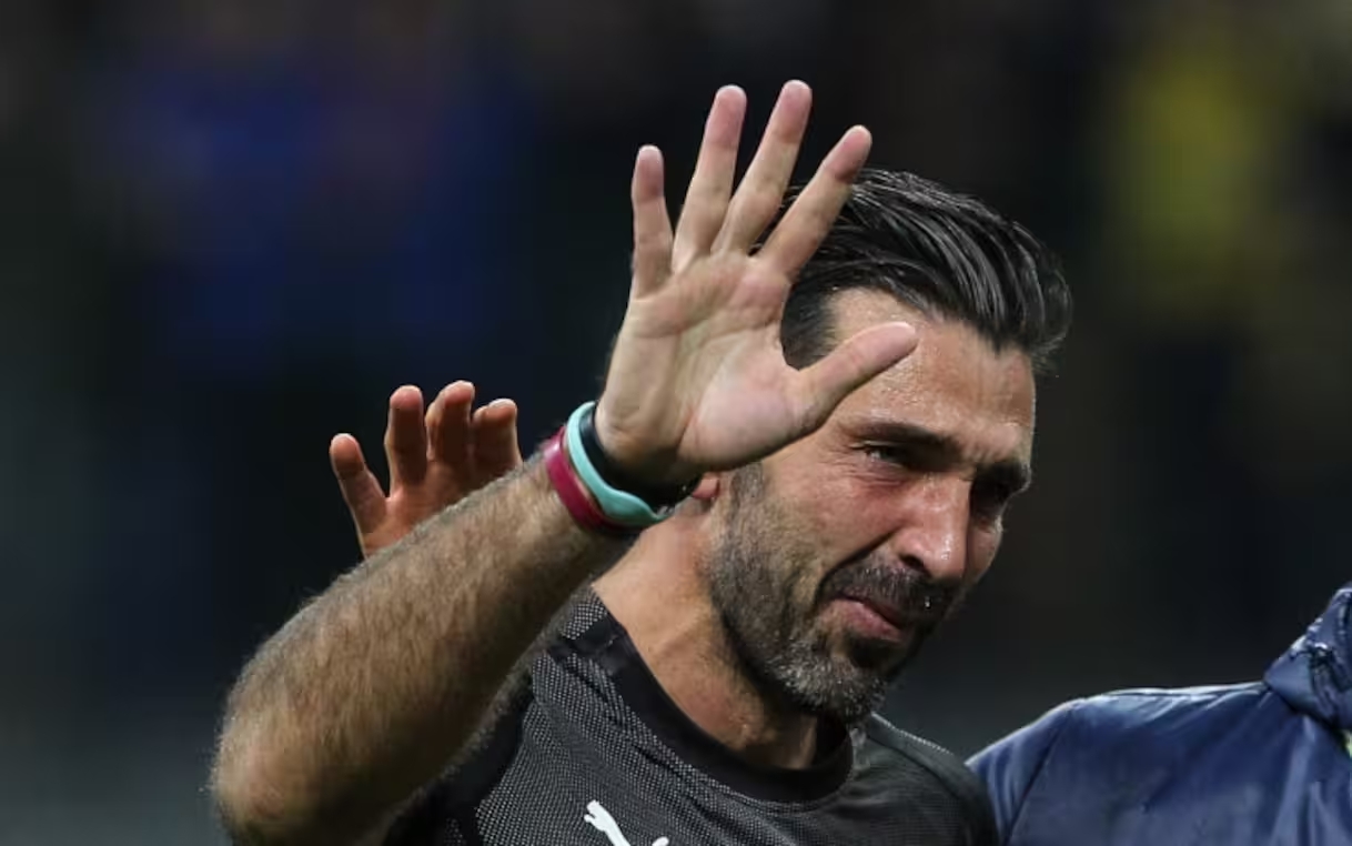 Gianluigi Buffon, dopo la partita Italia 0-0 Svezia del 13 novembre 2017 che ha decretato l'esclusione degli Azzurri dal successivo Mondiale di Russia 2018