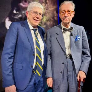 Mario Giordano e Vittorio Feltri in studio a "Fuori dal coro"