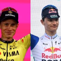 Jonas Vingegaard e Giulio Pellizzari protagonisti al Giro d'Italia 2026