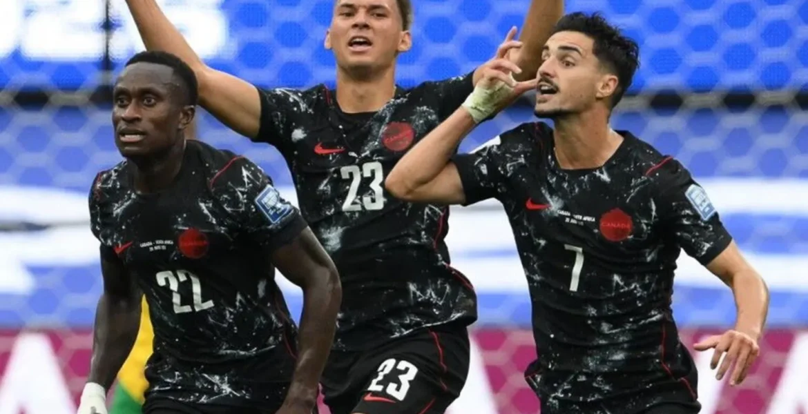 Mondiali Canada-Sudafrica gol Eustaquio esultanza