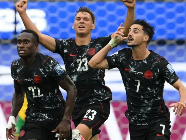 Mondiali Canada-Sudafrica gol Eustaquio esultanza